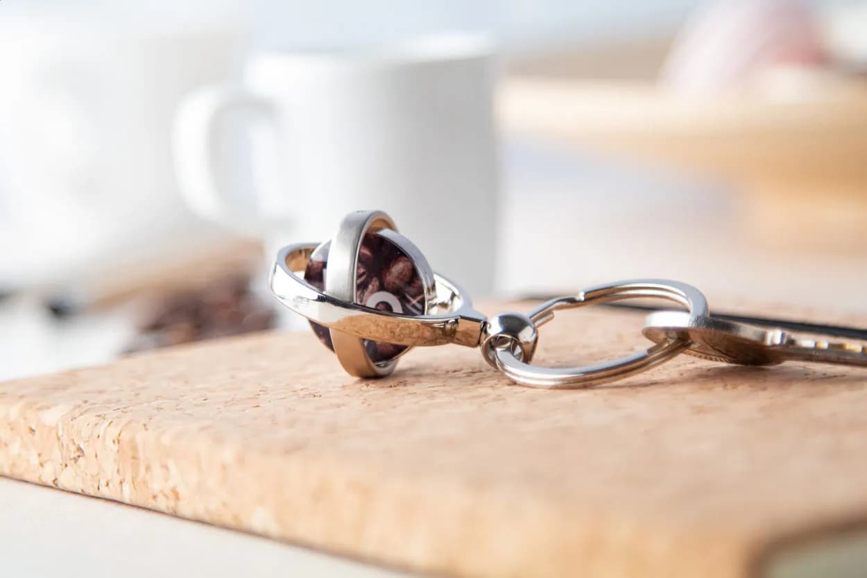 Schlüsselanhänger - Carousal - silber