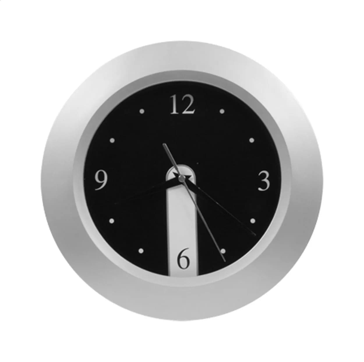 Wanduhr - Brattain - silber