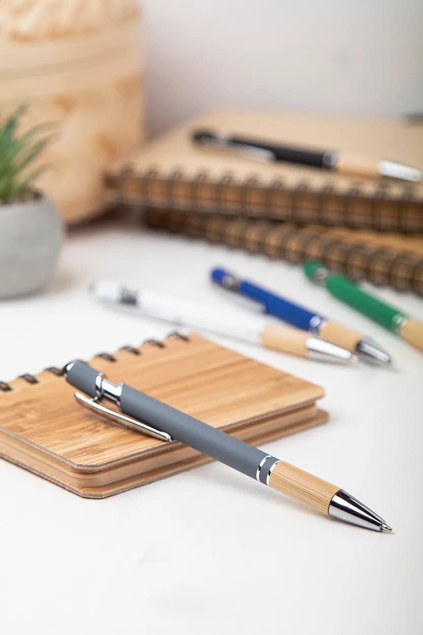 Touchpen mit Kugelschreiber - Bonnel - grau (-77)