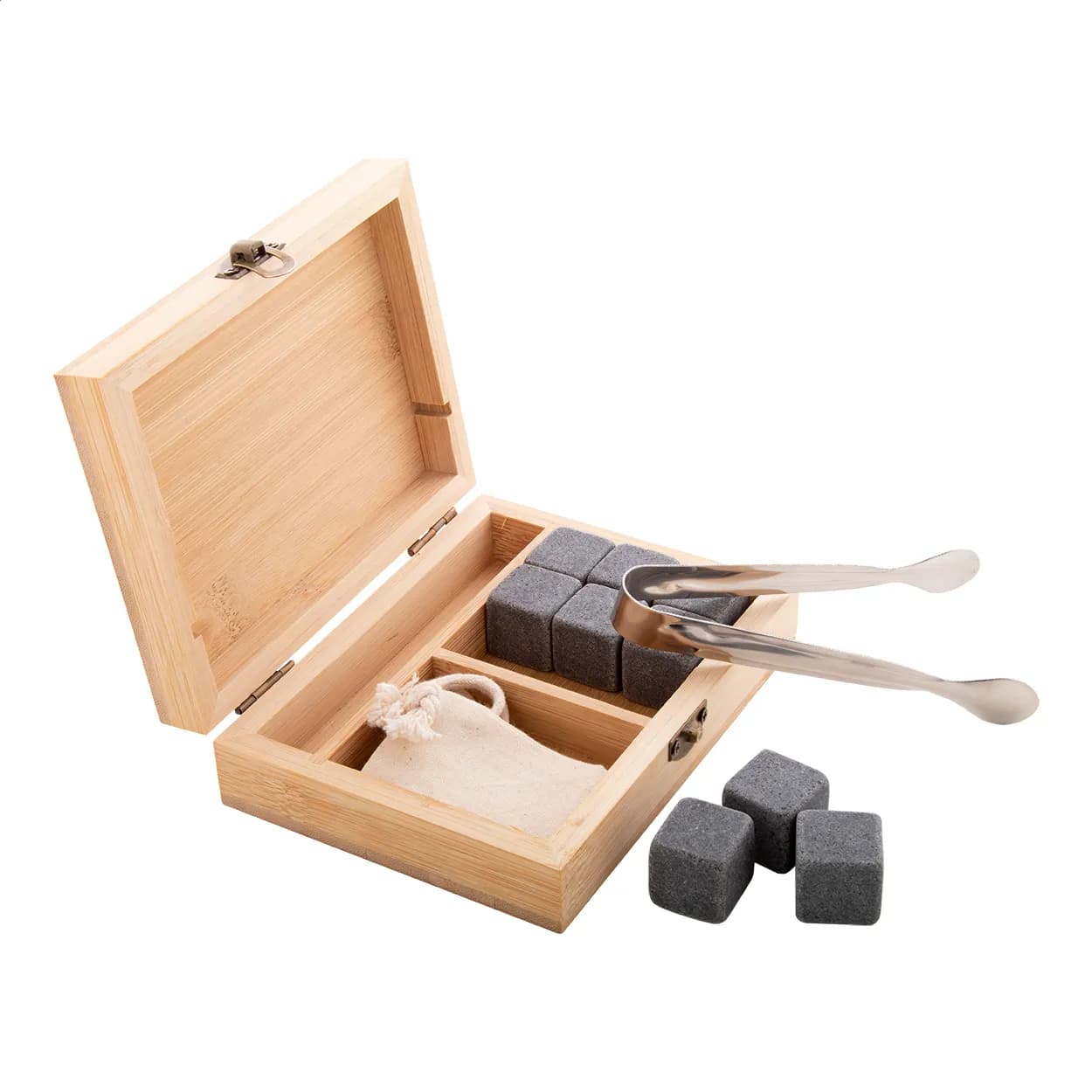 Steineiswürfel-Set - Bourbon - natur