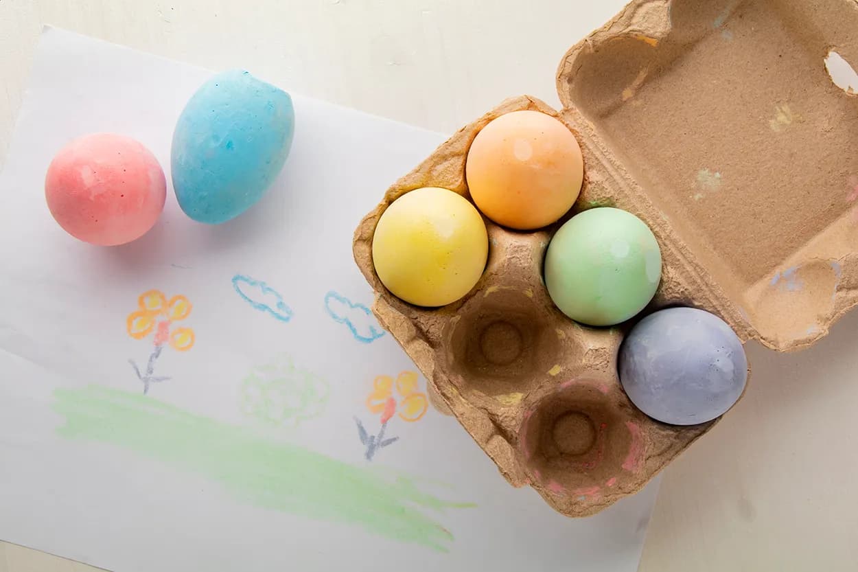 Kreideeier - Pascha - natur