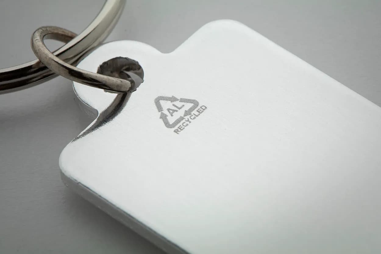 Schlüsselanhänger mit Einkaufswagenlöser - RaluCart - silber (-21)