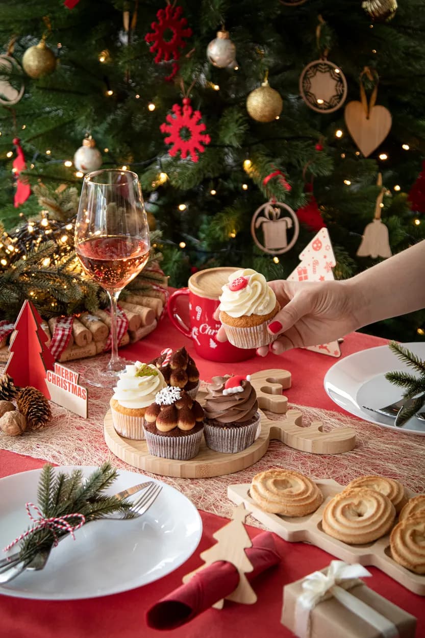 Weihnachtlicher Snackteller - Valipala - natur