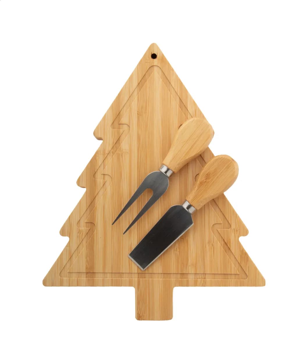 Weihnachtliches Käsemesserset - Jarlsberg - natur