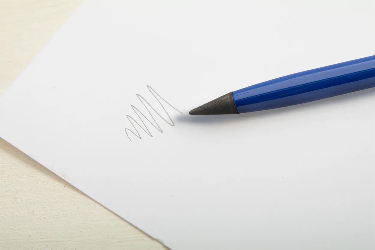 tintenloser Kugelschreiber - Raltoo - blau (-06)