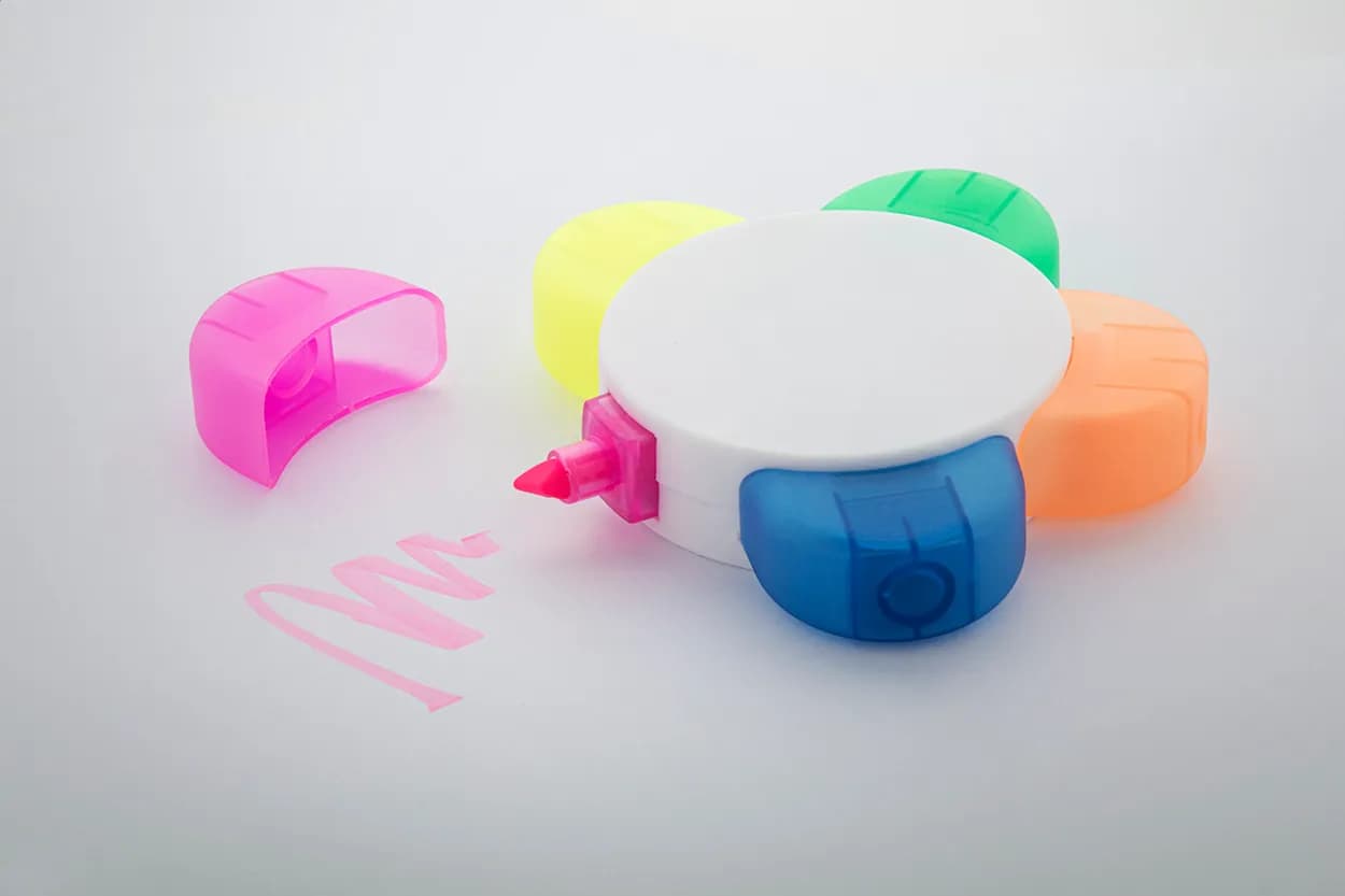 Textmarker - Pentamark - mehrfarbig