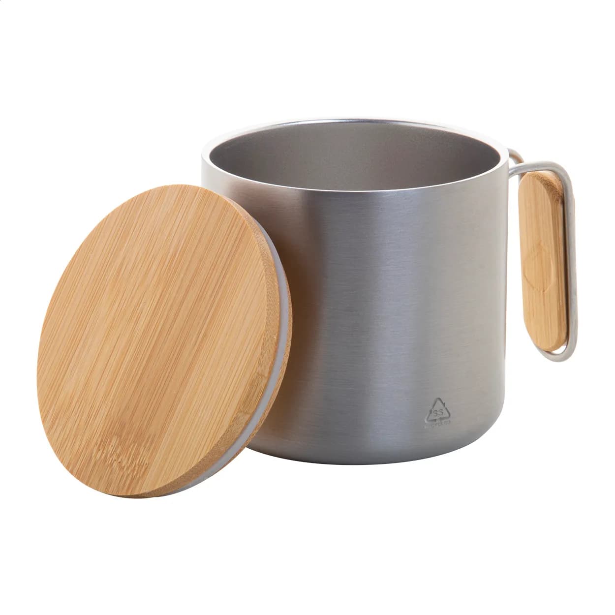 Thermobecher - Graboo - silber (-21)