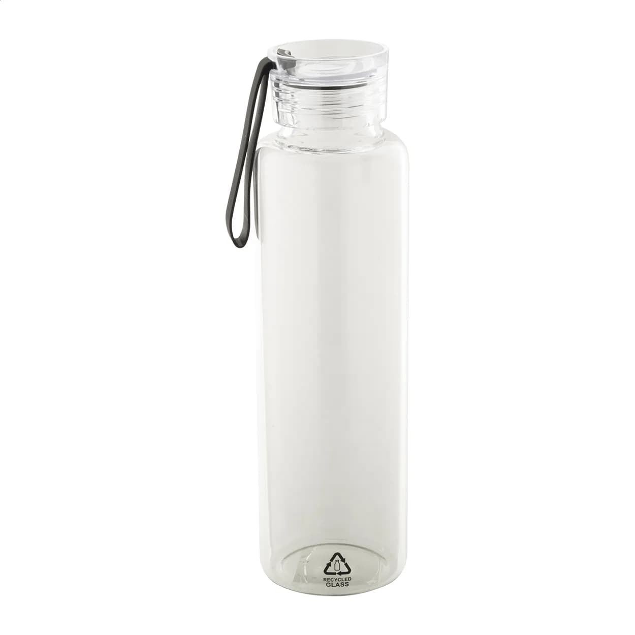 Flasche aus recyceltem Glas - Vitrem - schwarz (-10)