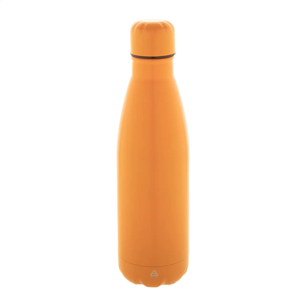 Flasche aus recyceltem Edelstahl - Refill - orange (-03)