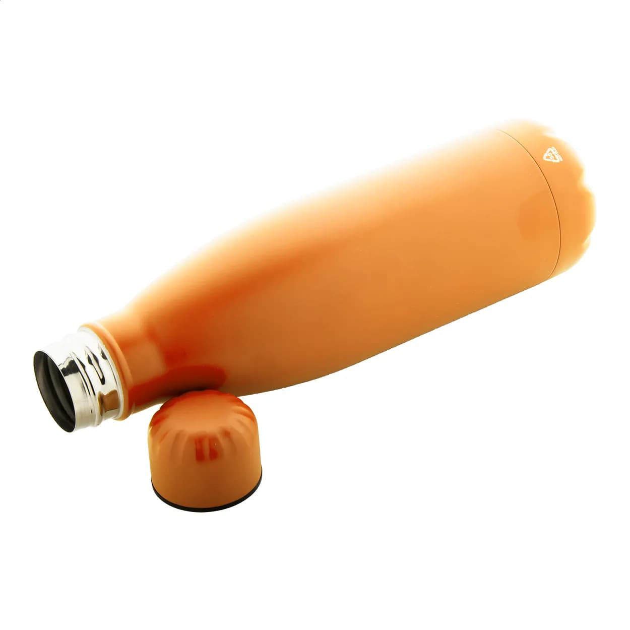 Flasche aus recyceltem Edelstahl - Refill - orange (-03)