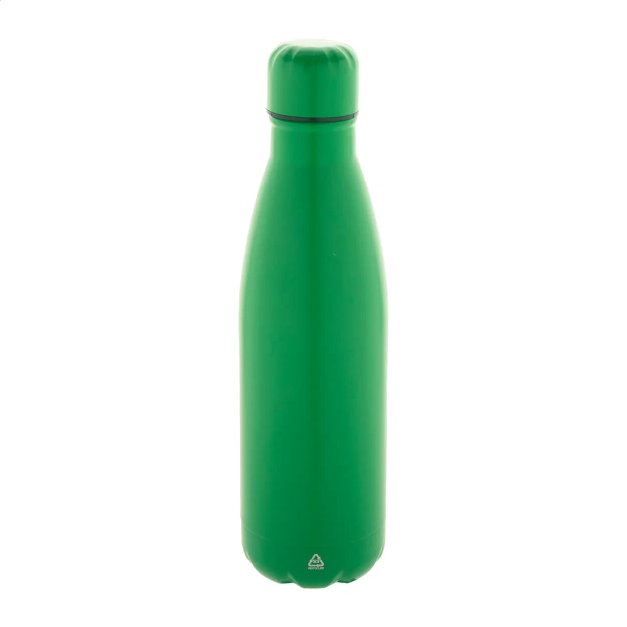Flasche aus recyceltem Edelstahl - Refill - grün (-07)