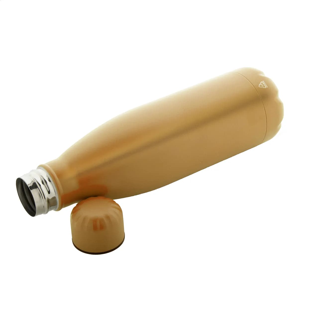 Flasche aus recyceltem Edelstahl - Refill - gold (-98)