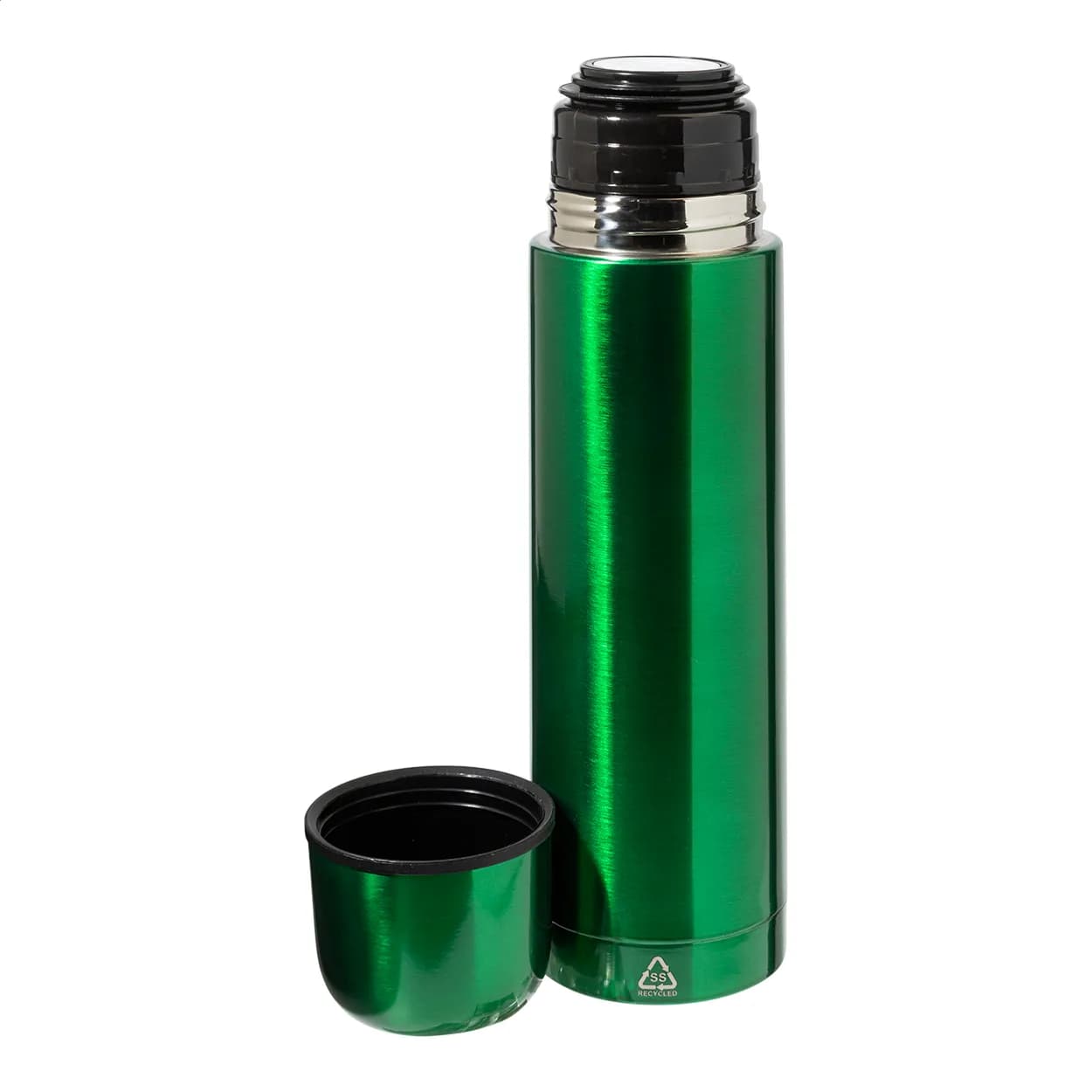 Vakuumflasche - Rebusta - grün (-07)