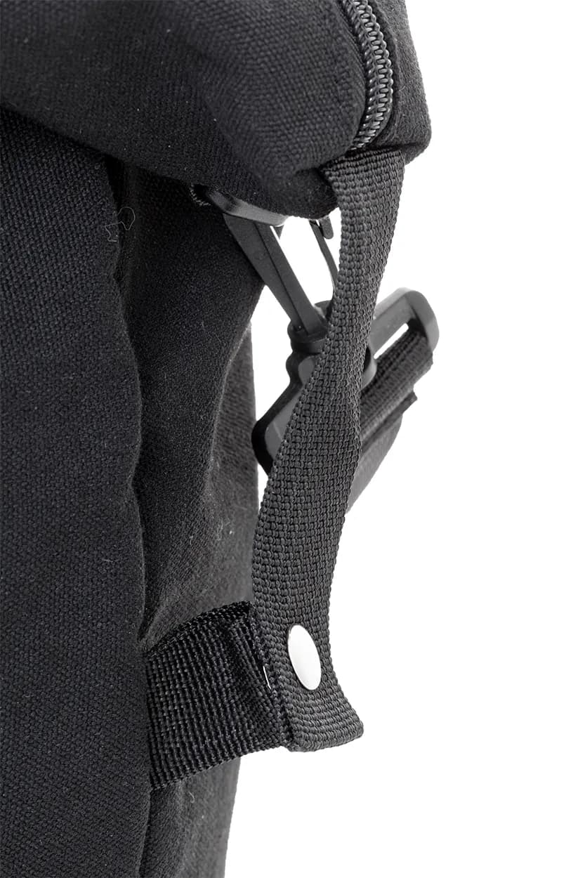 Recycelten Canvas Reisetasche - Rebyss Travel - schwarz (-10)