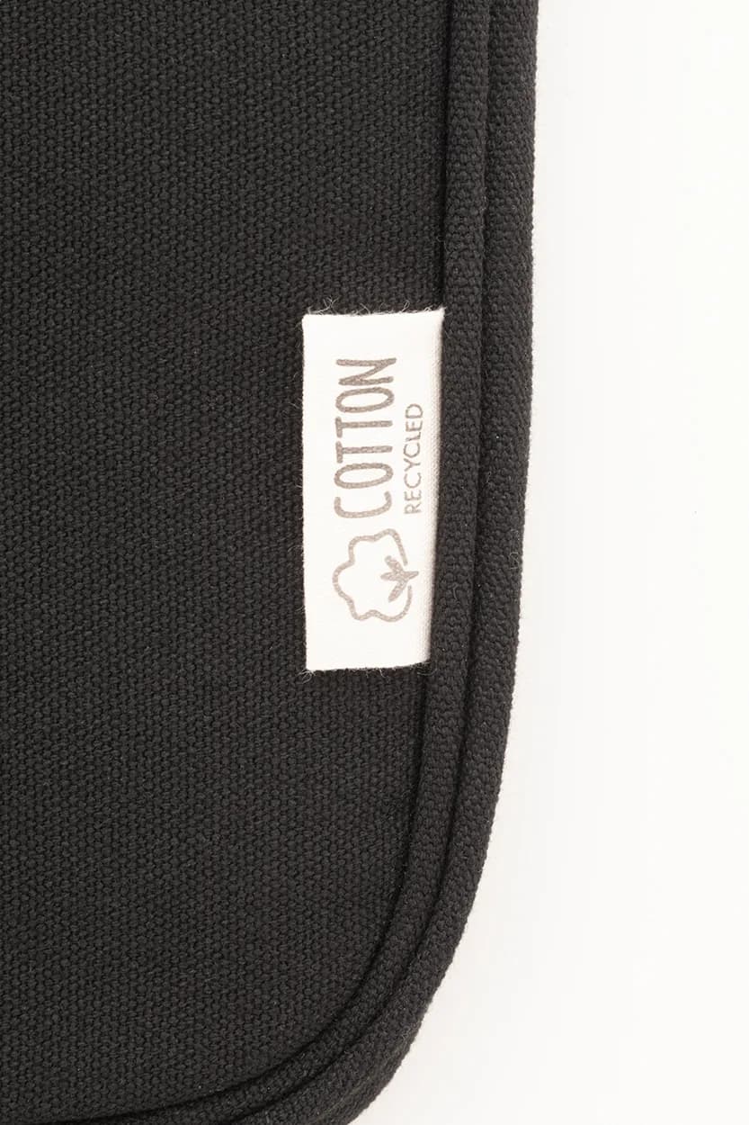 Recycelten Canvas Laptoptasche - Rebyss Comp - schwarz (-10)
