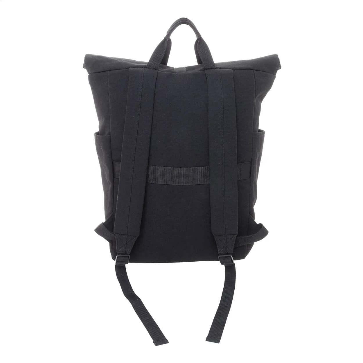 Recycelten Canvas Rucksack - Rebyss Roll - schwarz (-10)