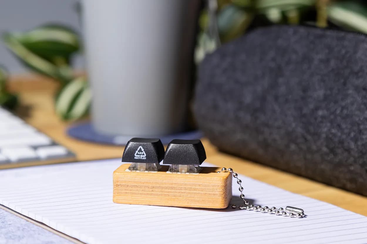 Antistress-Schlüsselanhänger - Typoo - schwarz (-10)