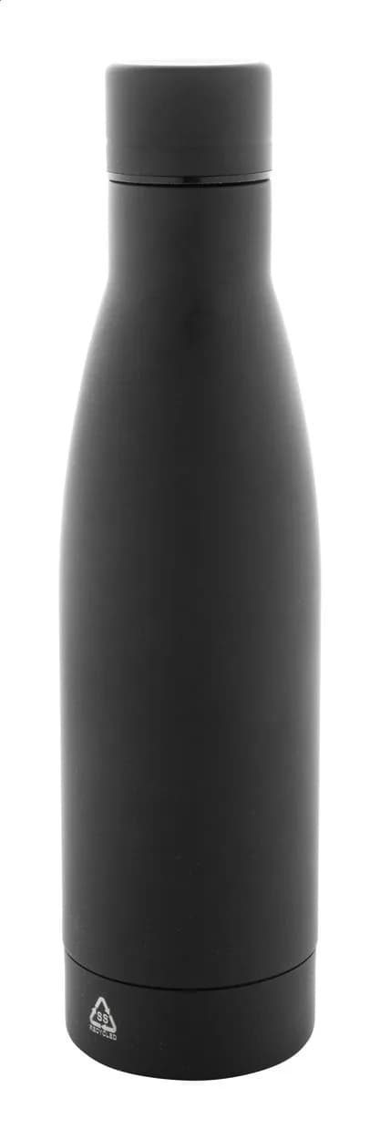 Flasche aus recyceltem Edelstahl - Rubbar - schwarz (-10)