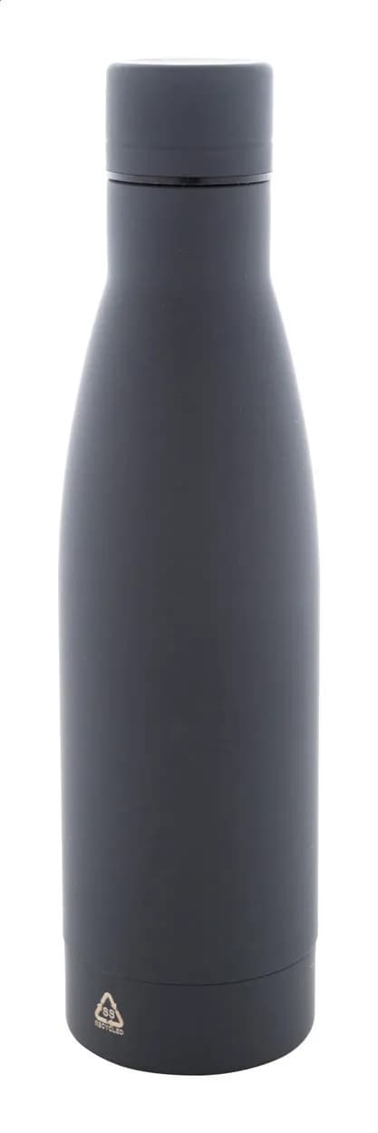 Flasche aus recyceltem Edelstahl - Rubbar - grau (-77)