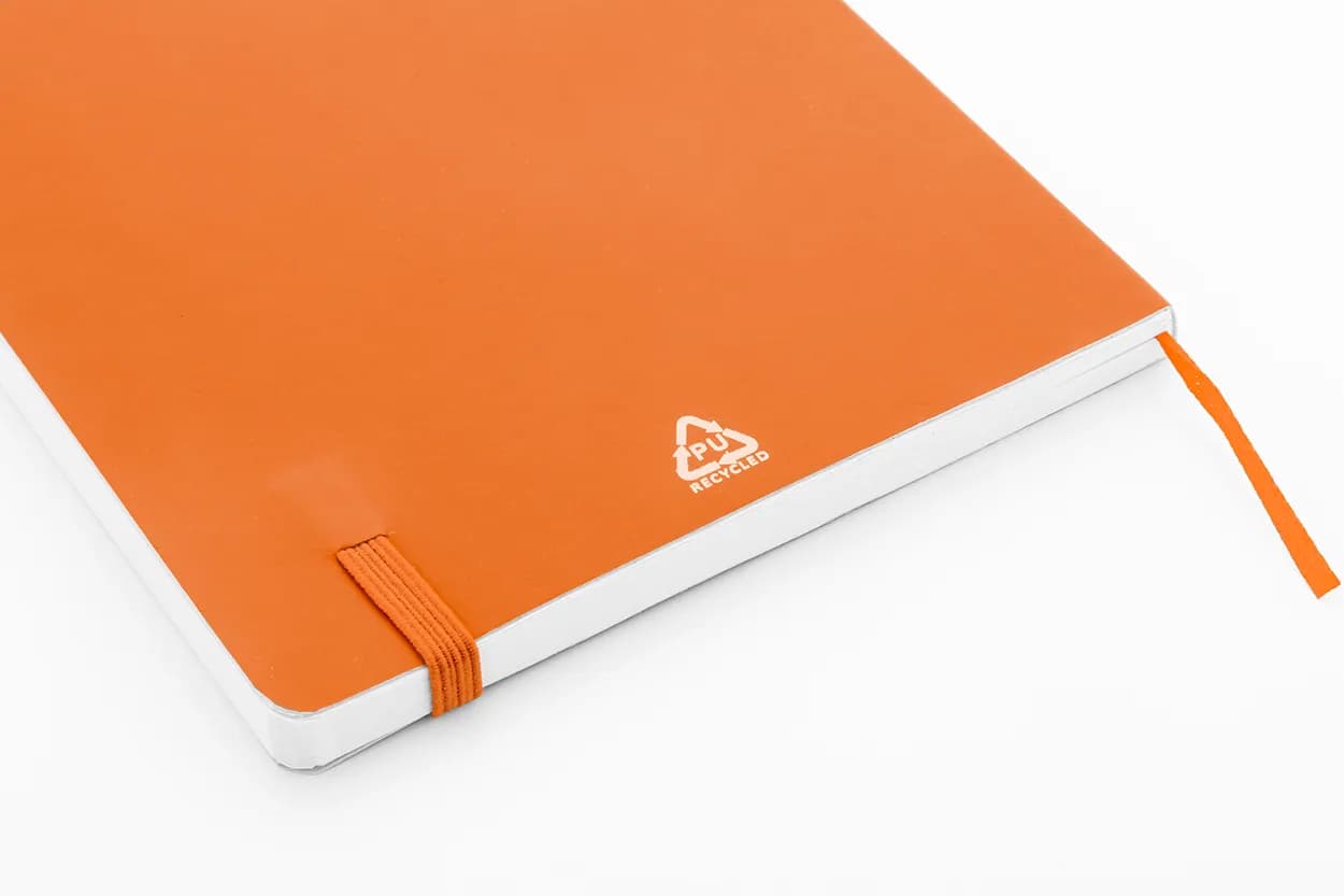 Notizbuch aus RPU - Repuk Soft A5 - orange (-03)