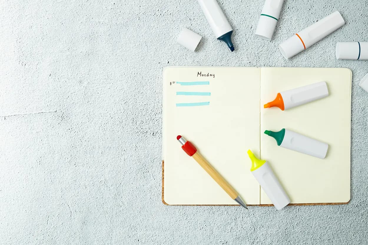 Textmarker aus RABS - Rabomark - orange (-03)