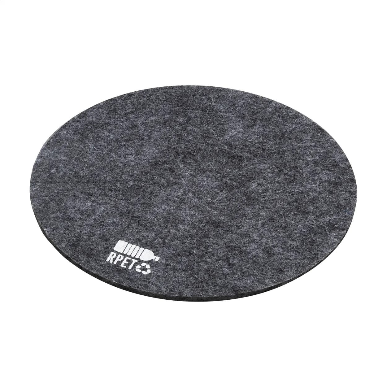 RPET-Filzuntersetzer - Hefe - dunkelgrau (-80)