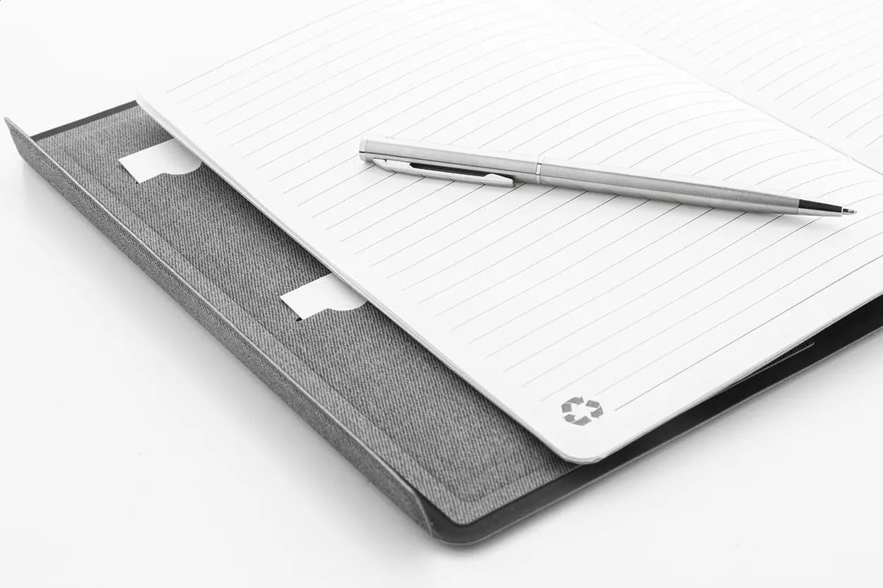 Dokumentenmappe aus RPU - Mappu A5 - grau (-77)