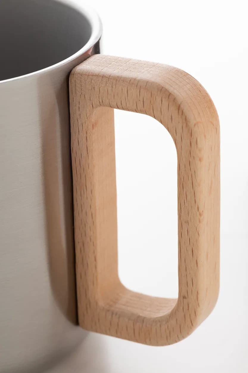 Thermotasse - Rewoo - silber (-21)