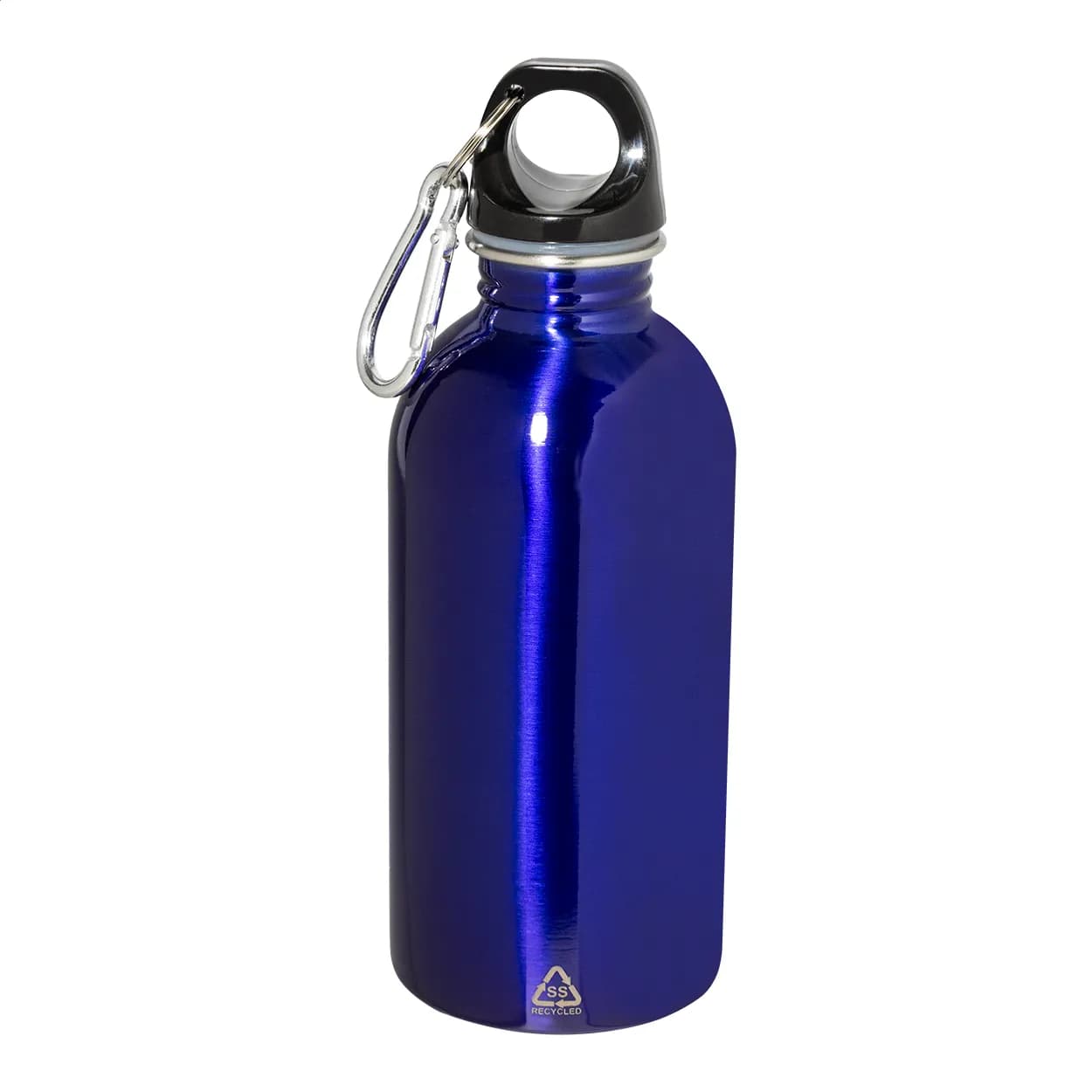 Flasche aus recyceltem Edelstahl - Ressuto - blau (-06)