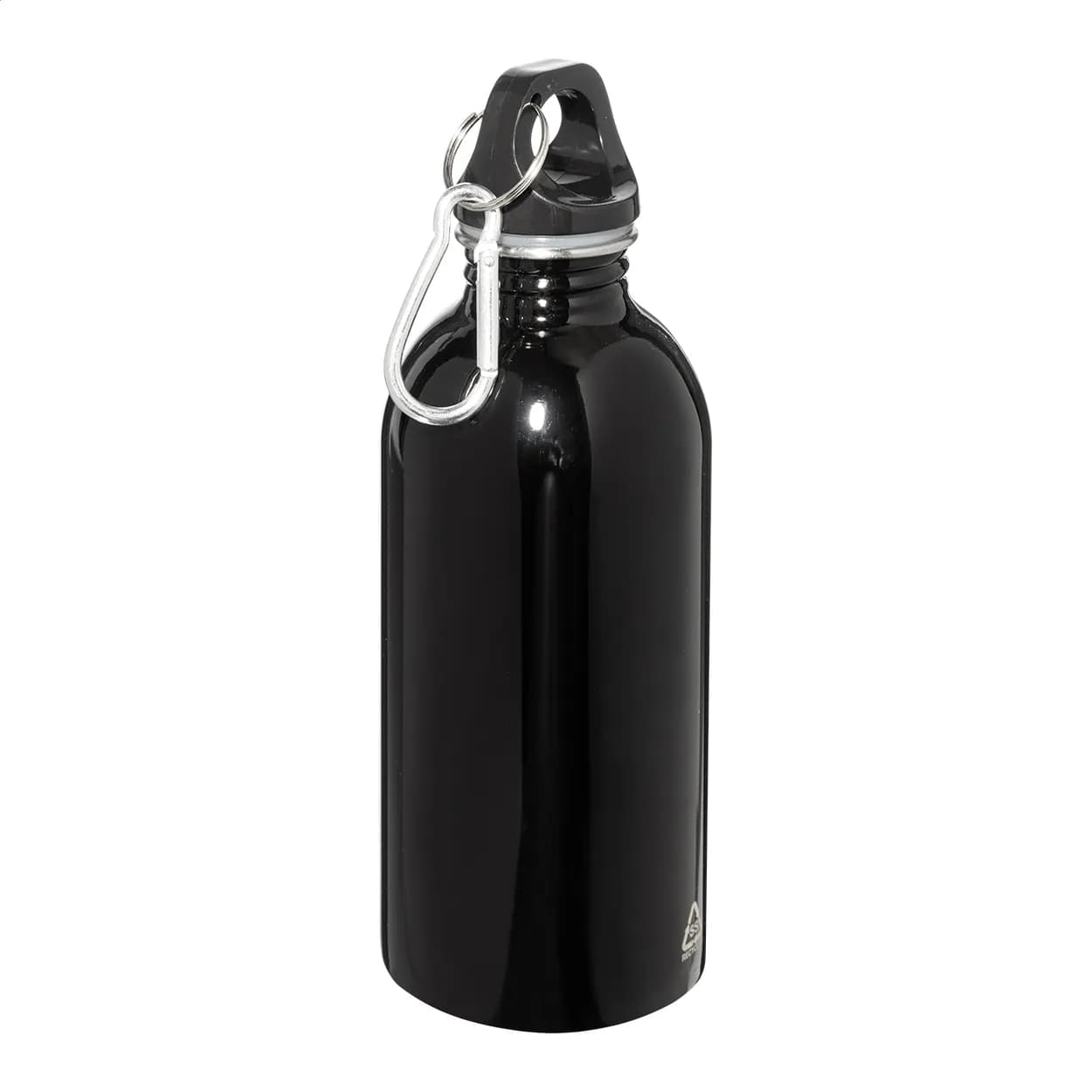 Flasche aus recyceltem Edelstahl - Ressuto - schwarz (-10)