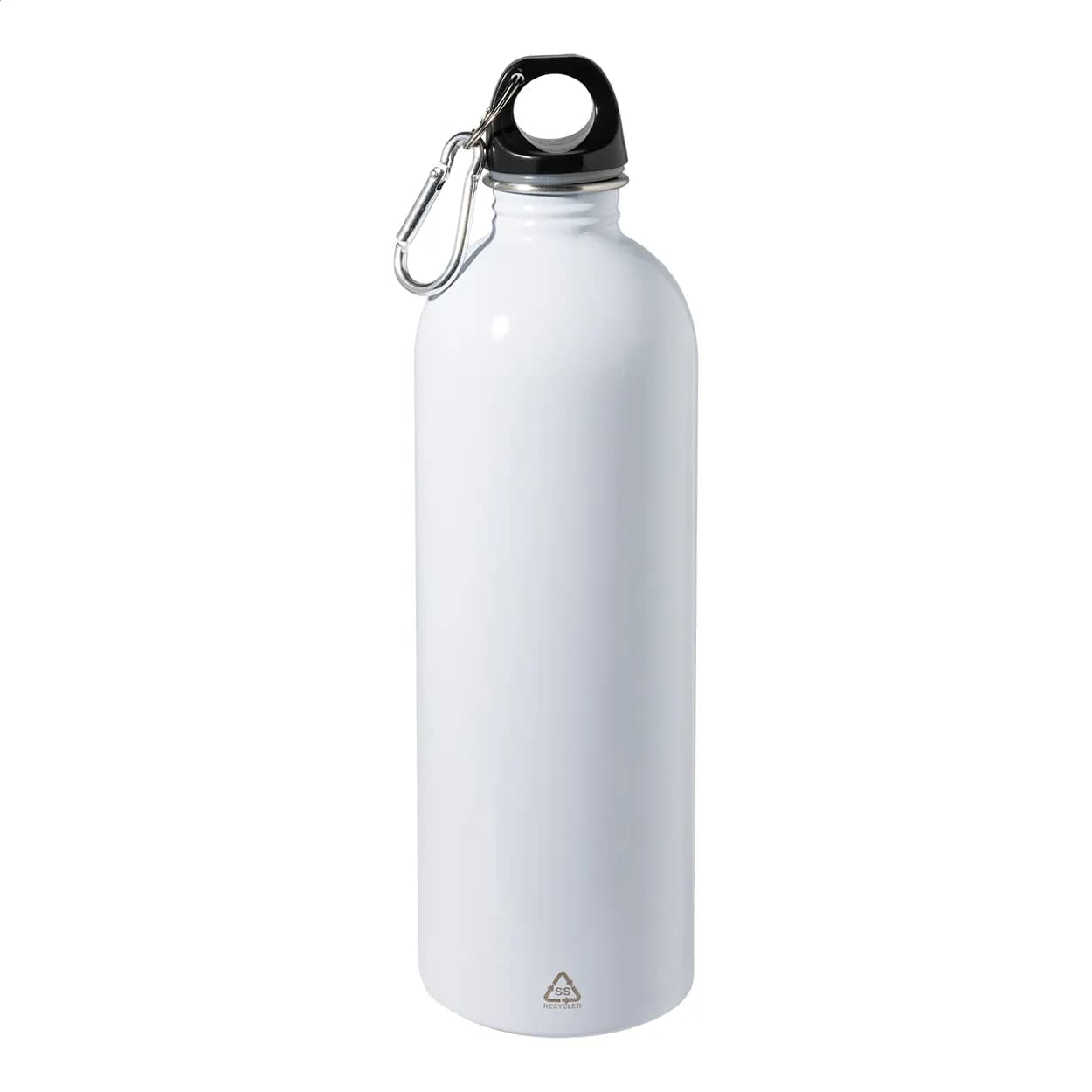 Flasche aus recyceltem Edelstahl - Ressuto XL - weiß (-01)