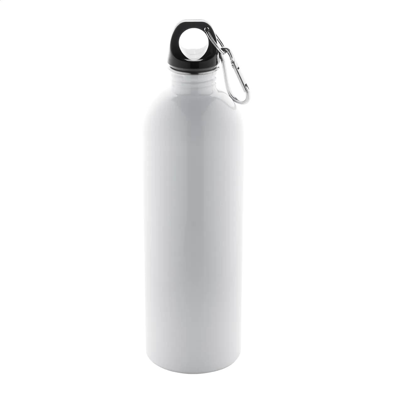 Flasche aus recyceltem Edelstahl - Ressuto XL - weiß (-01)