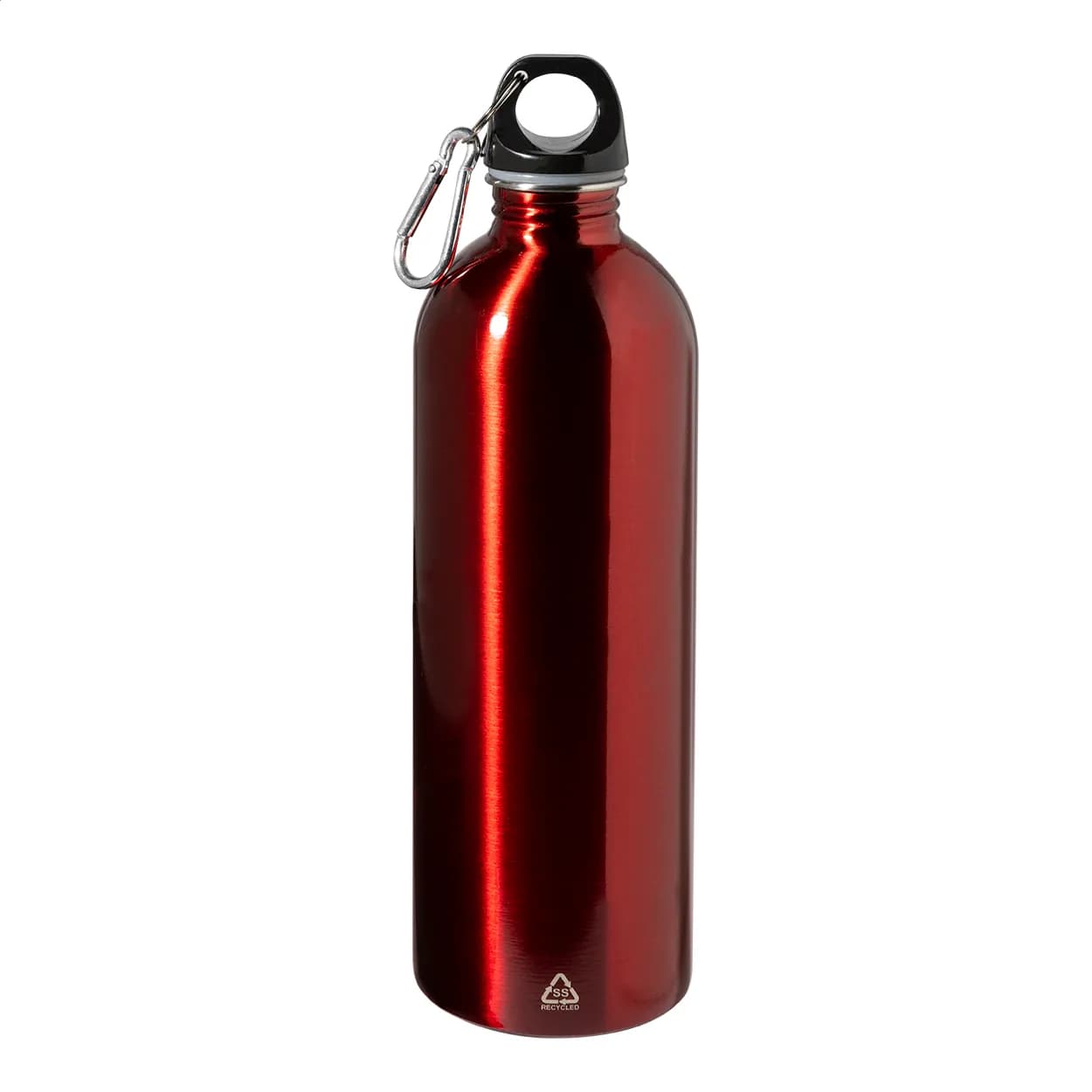 Flasche aus recyceltem Edelstahl - Ressuto XL - rot (-05)