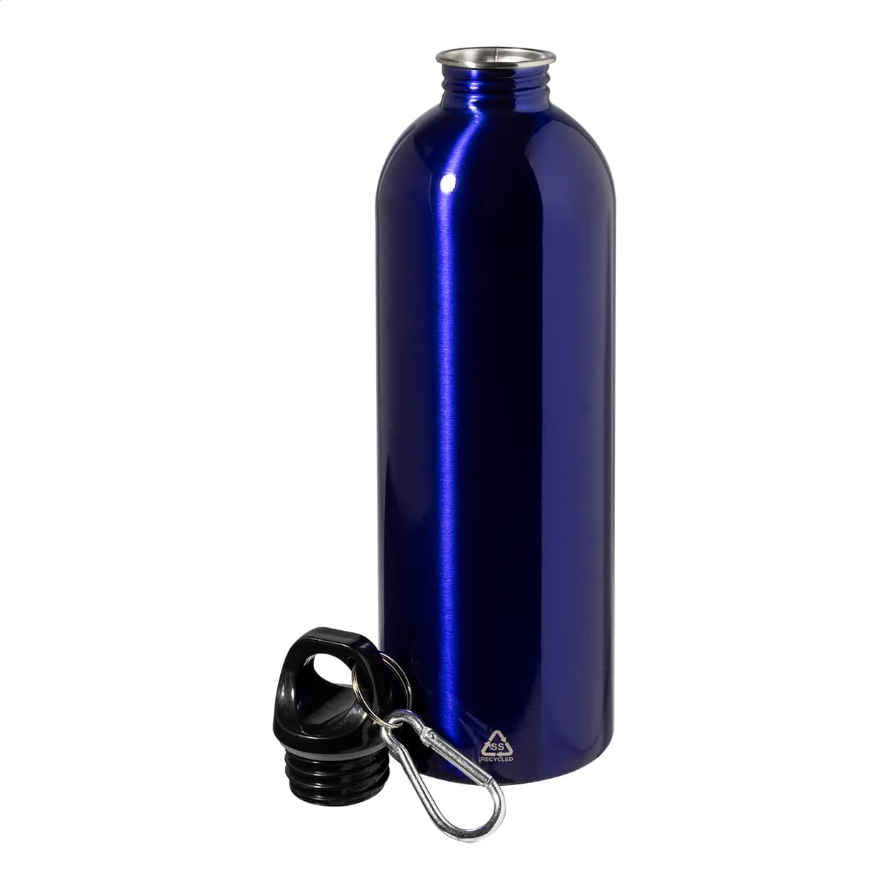 Flasche aus recyceltem Edelstahl - Ressuto XL - blau (-06)