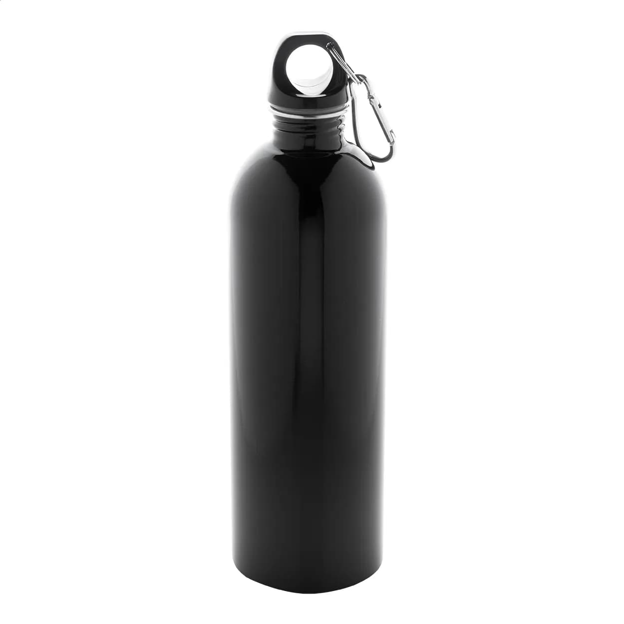 Flasche aus recyceltem Edelstahl - Ressuto XL - schwarz (-10)