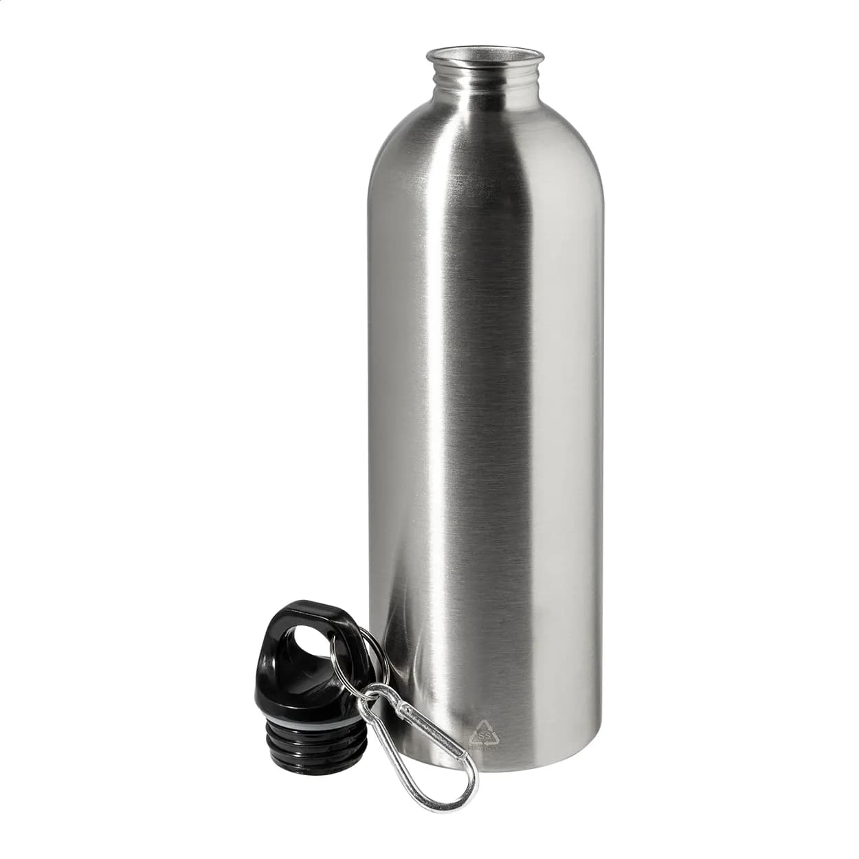 Flasche aus recyceltem Edelstahl - Ressuto XL - silber (-21)