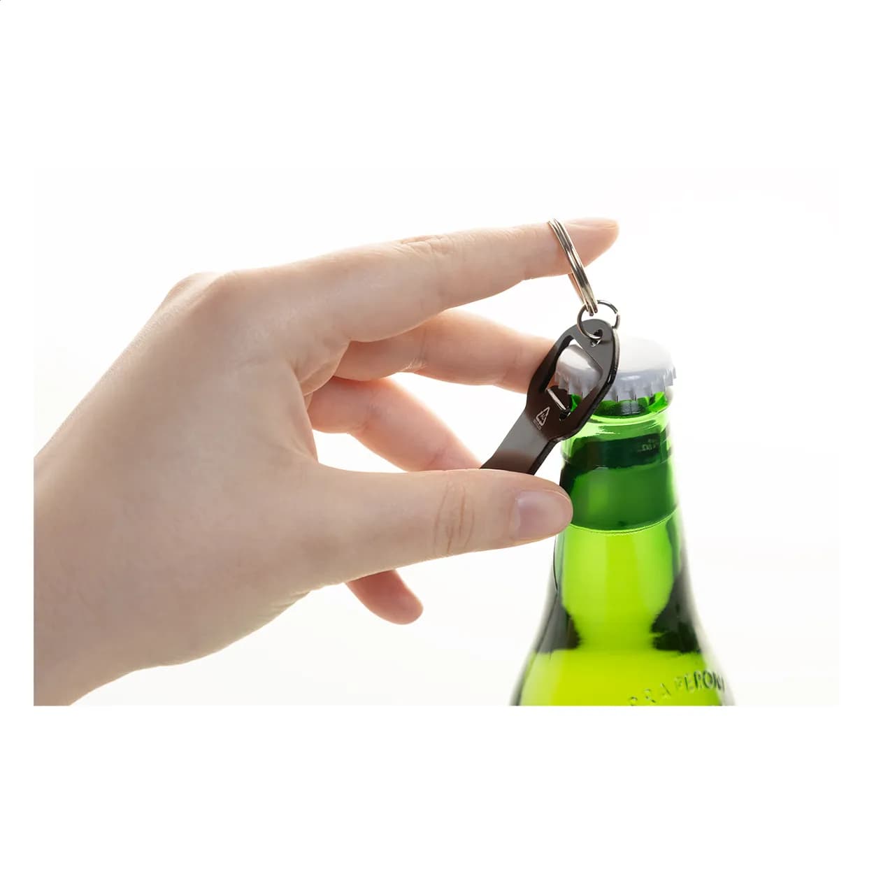 Flaschenöffner/Schlüsselanhänger - Biropi - schwarz (-10)