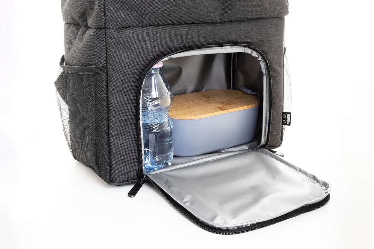 RPET-Kühlrucksack - Chilltop - schwarz (-10)