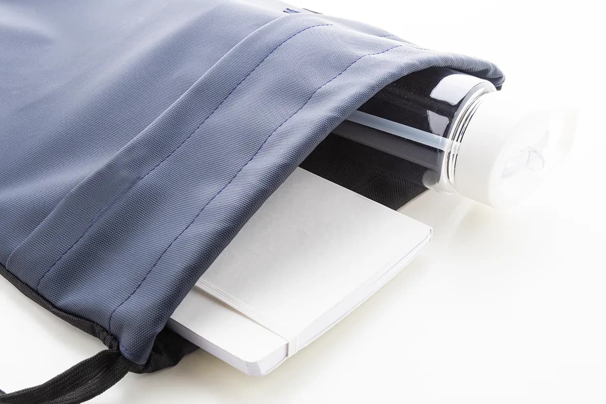 RPET drawstring bag - Pudrow - dunkelblau (-06A)