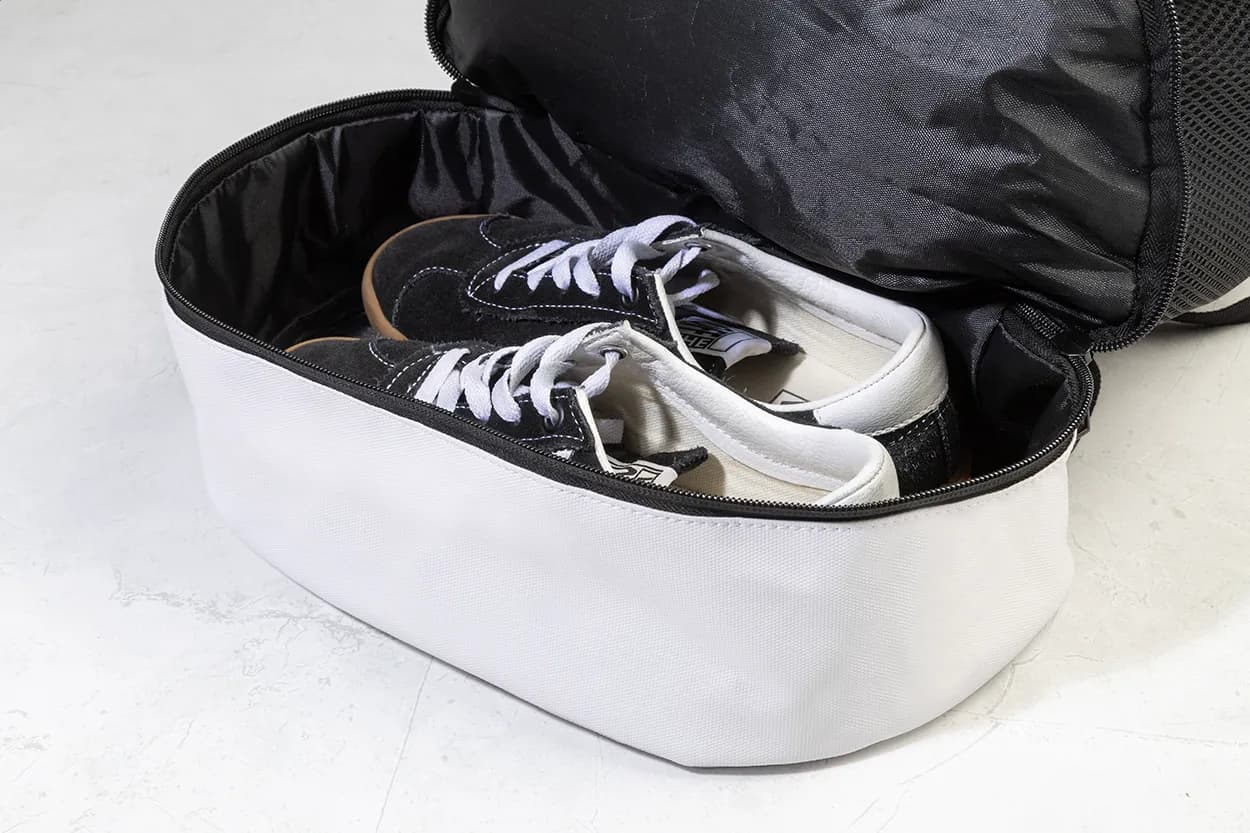 RPET drawstring bag - Duodraw - weiß (-01)