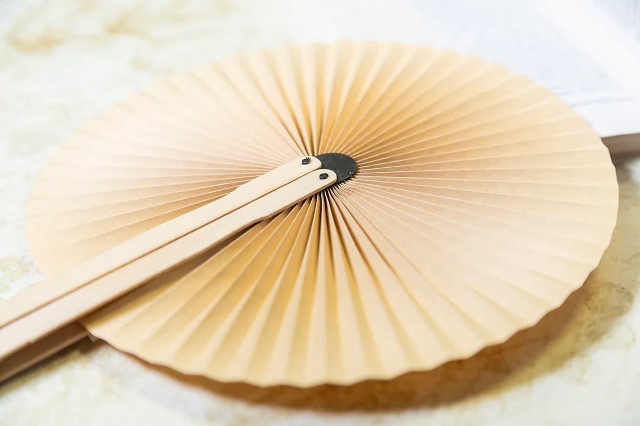 Handfächer - Lolli - natur (-00)