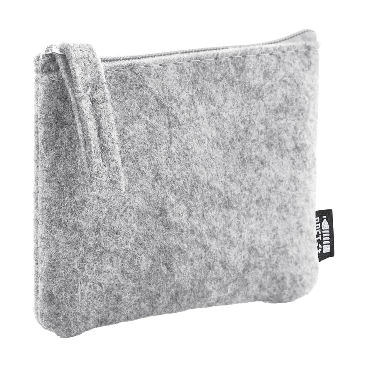 Geldbörse aus RPET-Filz - Refelt Money - grau (-77)