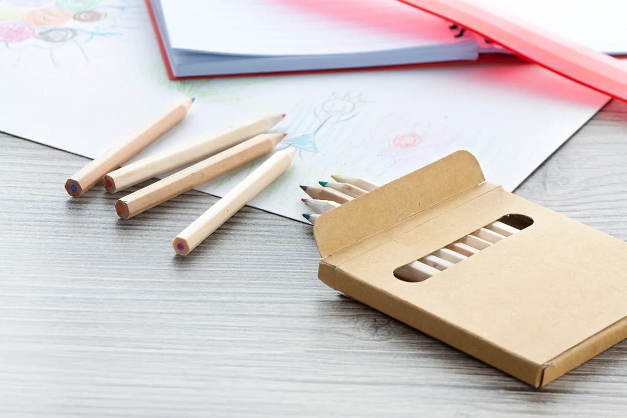 Buntstifteset (12-tlg.) - Lea - natur