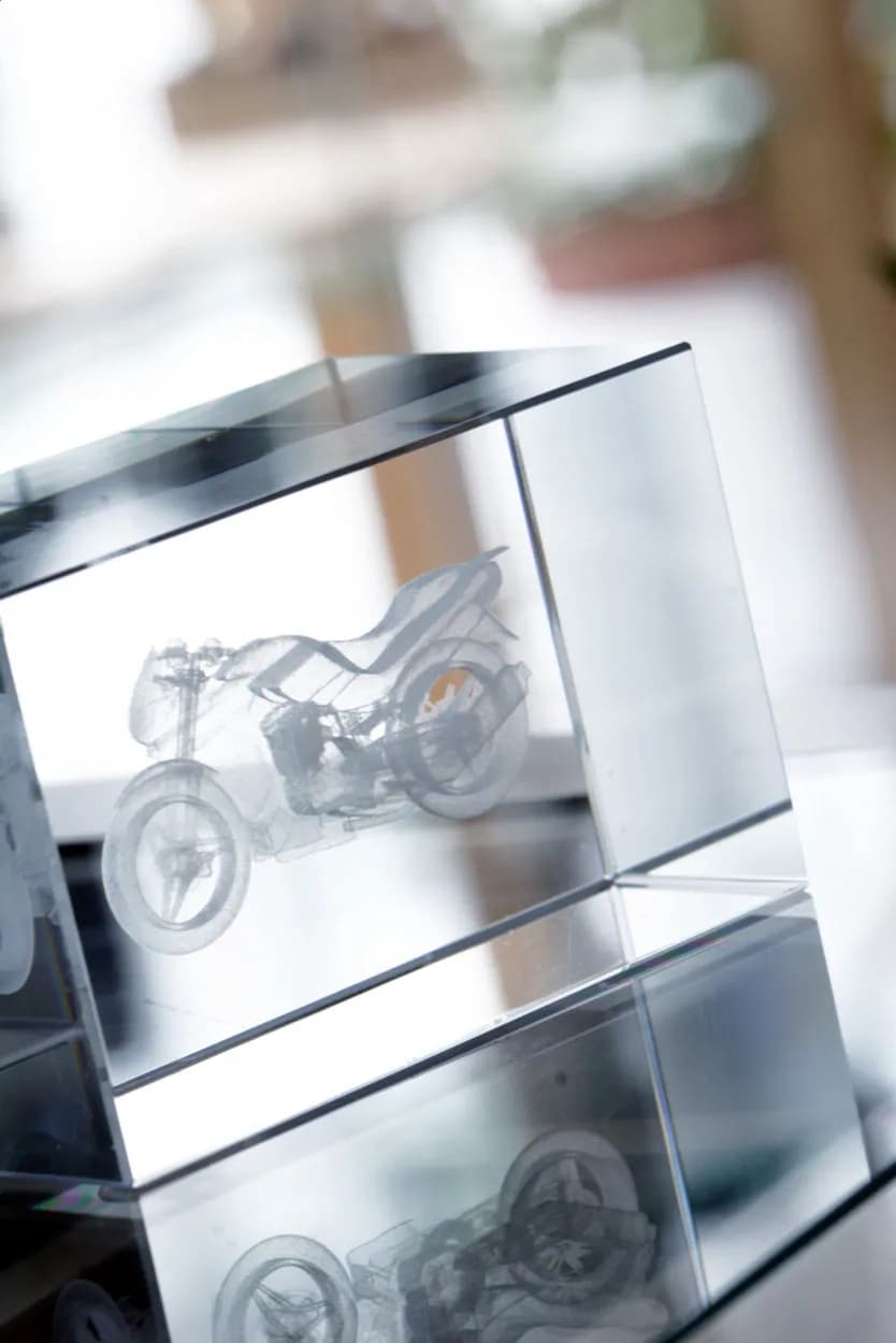 Glas-Quader - Macon - transparent