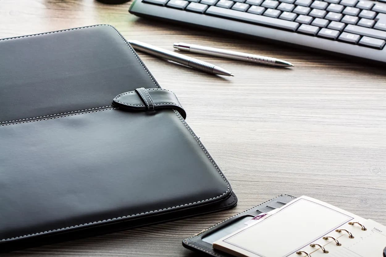 Dokumentenmappe - Duotone A5 - schwarz