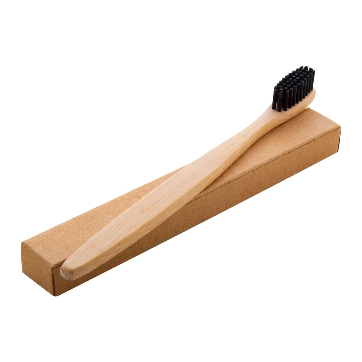 Bambus-Zahnbürste - Boohoo - schwarz (-10)