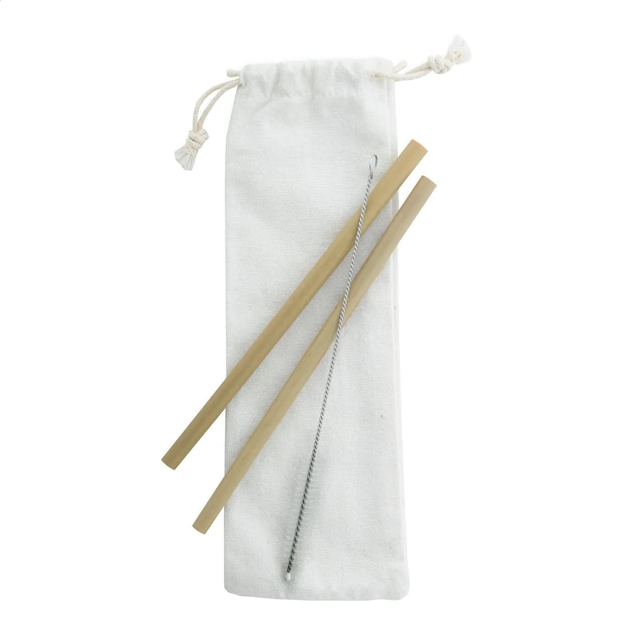 Bambus-Trinkhalmset - BooSip - natur