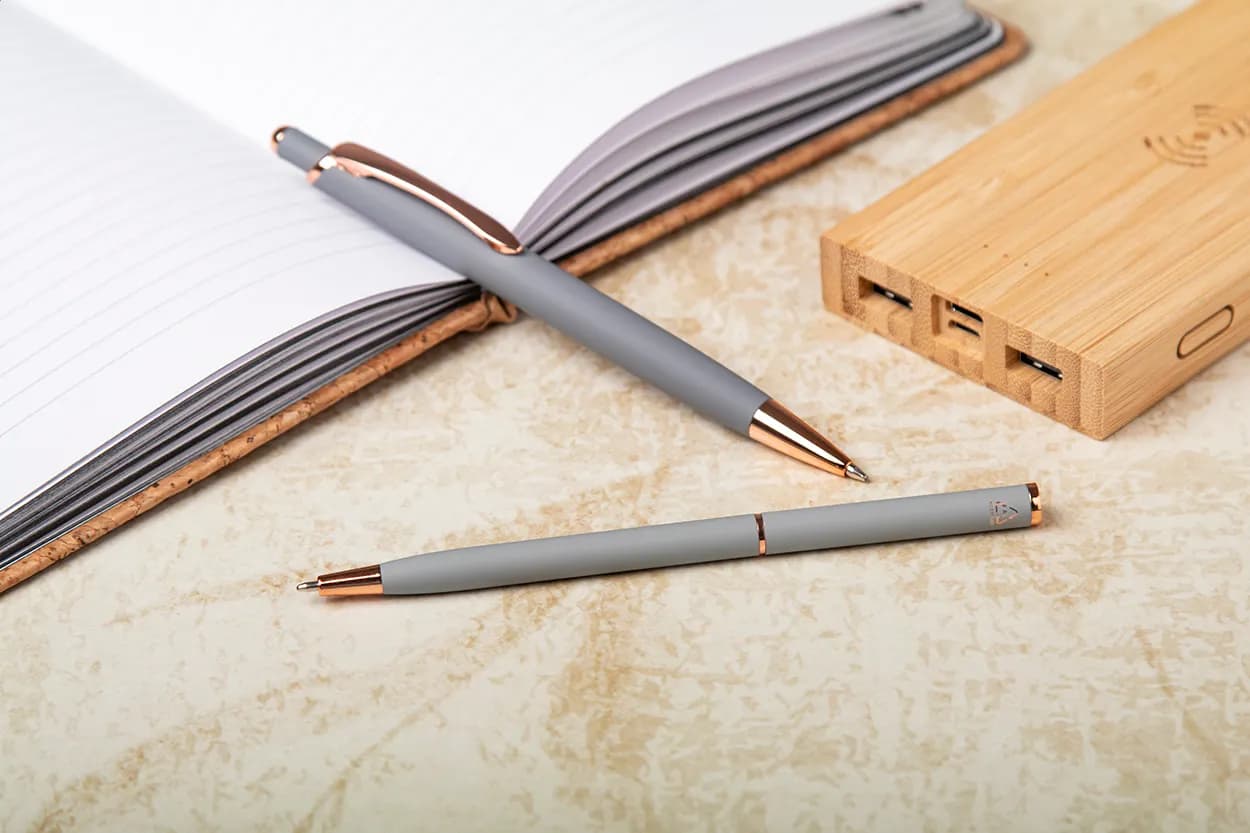 Kugelschreiber - Recepto - grau (-80)