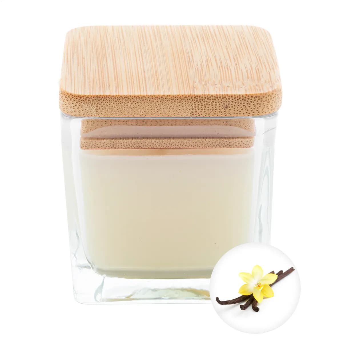 Kerze, Vanille - Cubama - weiß (-01)