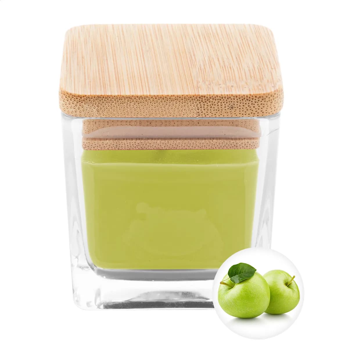 Kerze, Vanille - Cubama - grün (-07)